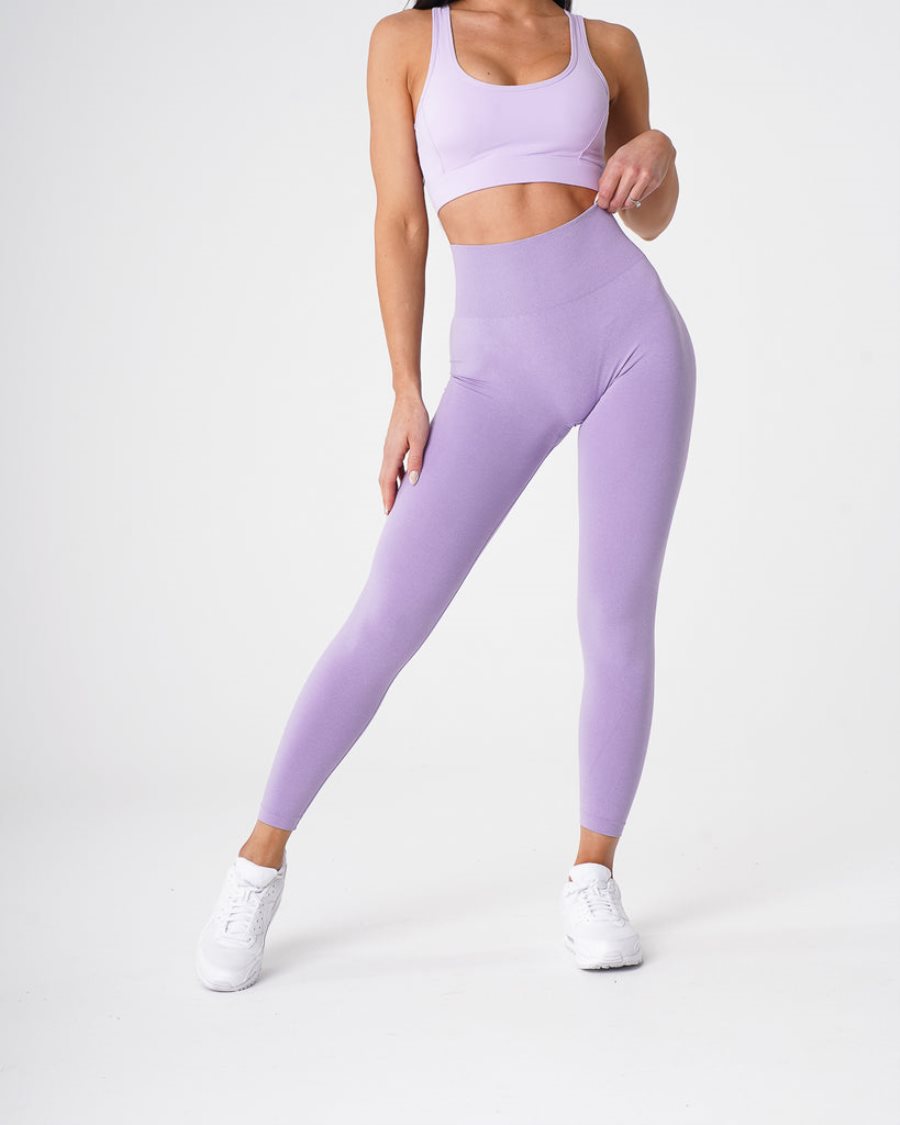 Purple Women's NVGTN NV Seamless Leggings Dubai | cR3hGyYL