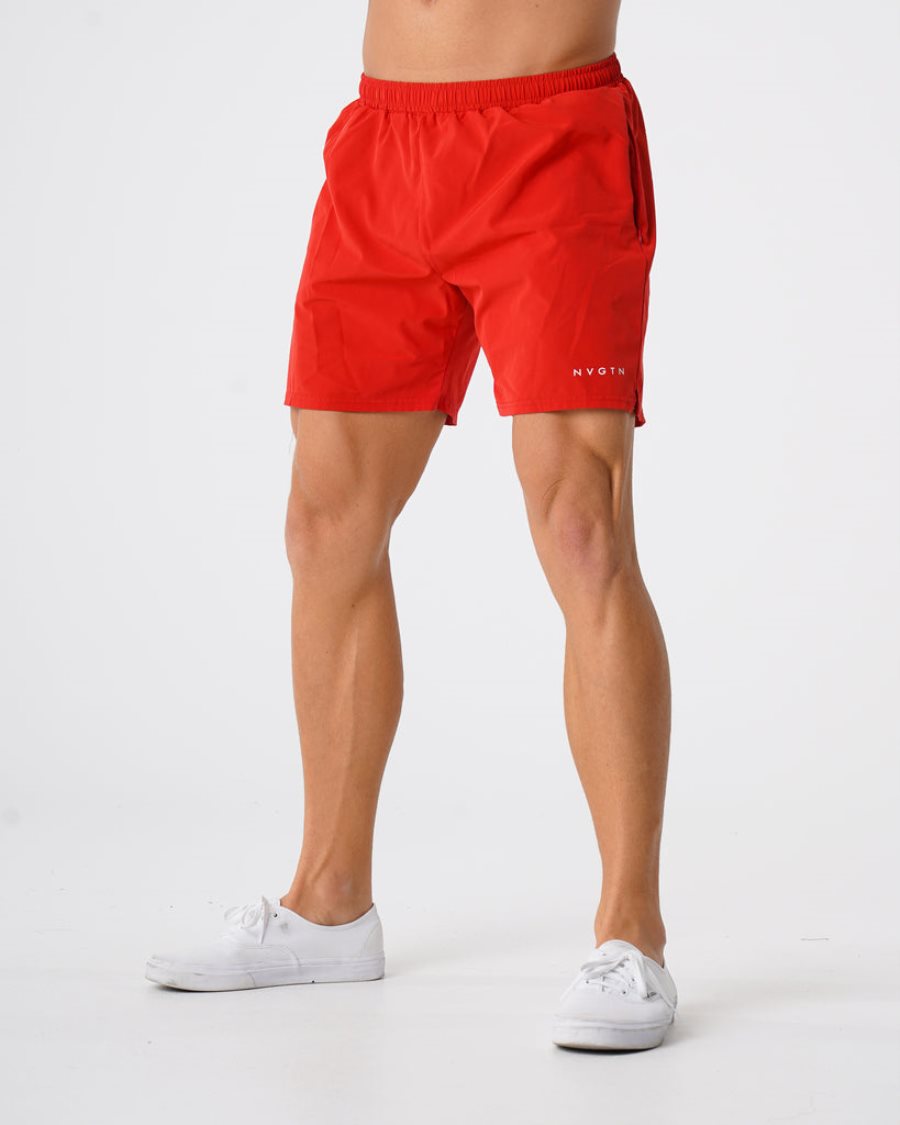 Red Men\'s NVGTN Flex Shorts Dubai | 5mTS4B6u