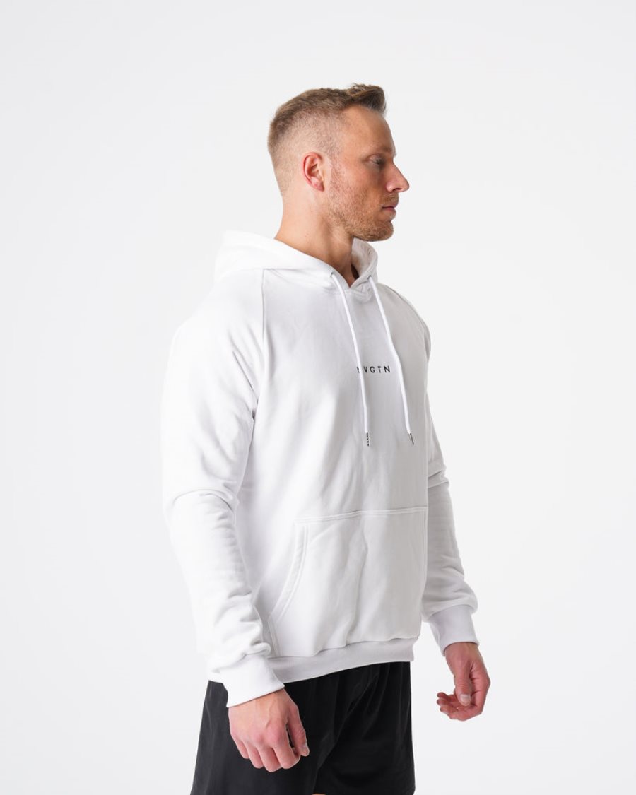 White Men's NVGTN Lounge Hoodie Dubai | z0IYtSA4