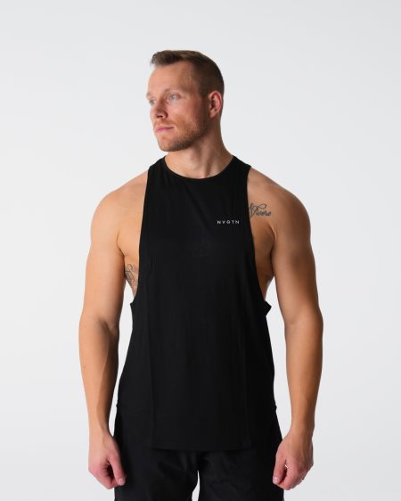 Black Men's NVGTN Tech Edge Tanks Dubai | GNoxgXZS