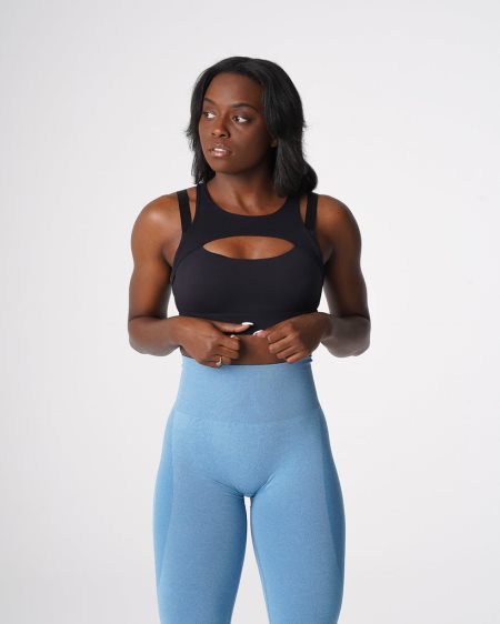 Black Women's NVGTN Apex Sports Bra Dubai | zV5Vnf8v