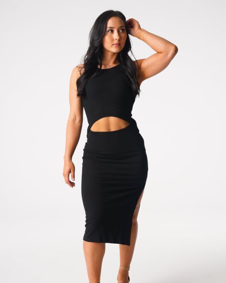 Black Women's NVGTN Lost In Paradise Dress Dubai | FdDCF6If