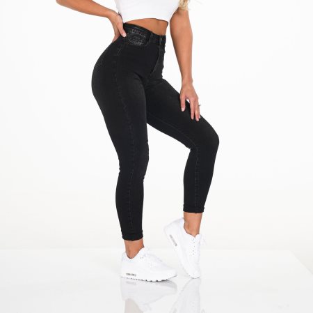 Black Women's NVGTN Navishape Jeans Dubai | 1J2AbJDl