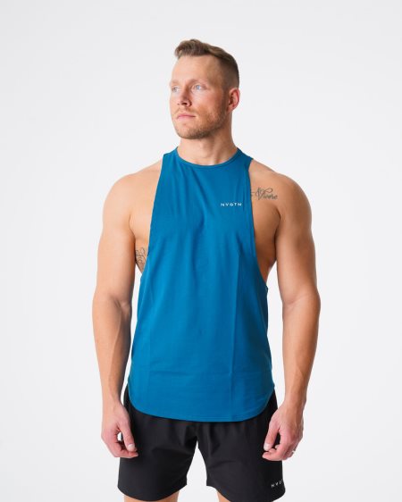 Blue Men's NVGTN Pulse Edge Tanks Dubai | YRdXhGjZ