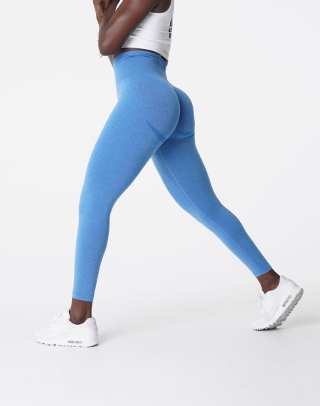 Blue Women's NVGTN Curve Seamless Leggings Dubai | 1qS70JFk