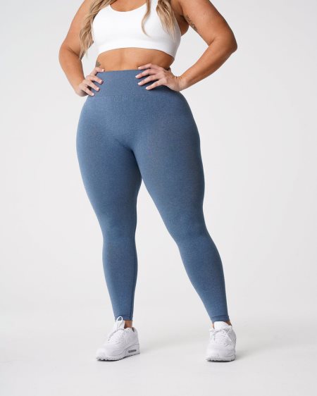 Blue Women's NVGTN NV Seamless Leggings Dubai | 30MXwRV4