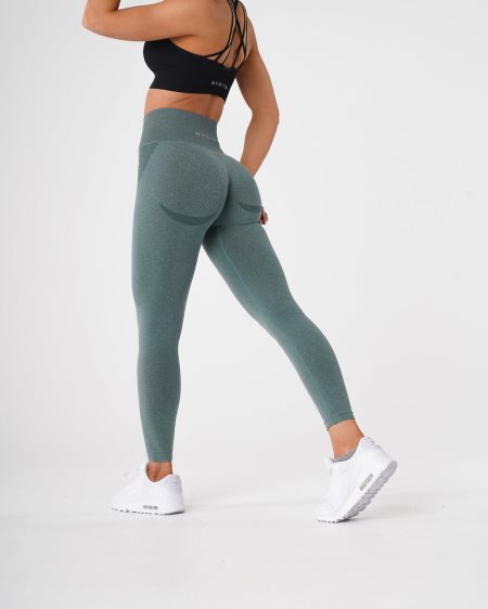 Green Women's NVGTN Contour Seamless Leggings Dubai | wS9donOq