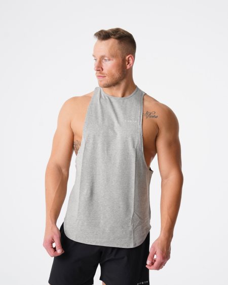 Grey Men's NVGTN Pulse Edge Tanks Dubai | BVJqS3fu