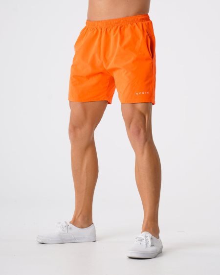 Orange Men's NVGTN Flex Shorts Dubai | cfjrhTZM