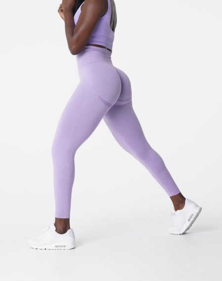 Purple Women's NVGTN Curve Seamless Leggings Dubai | A0jpfwK9