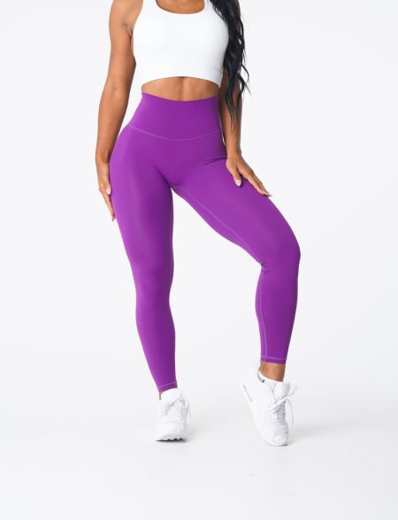 Purple Women's NVGTN Signature 2.0 Leggings Dubai | DQWWbuK0