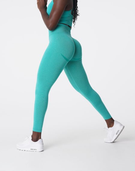 Turquoise Women's NVGTN Curve Seamless Leggings Dubai | 2zk2Pk7u