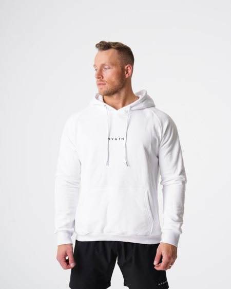 White Men's NVGTN Lounge Hoodie Dubai | z0IYtSA4