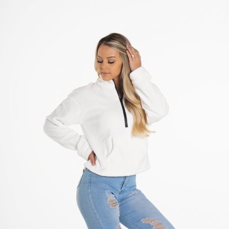 White Women's NVGTN Full Length Teddy Fleece Dubai | ogtYouJR